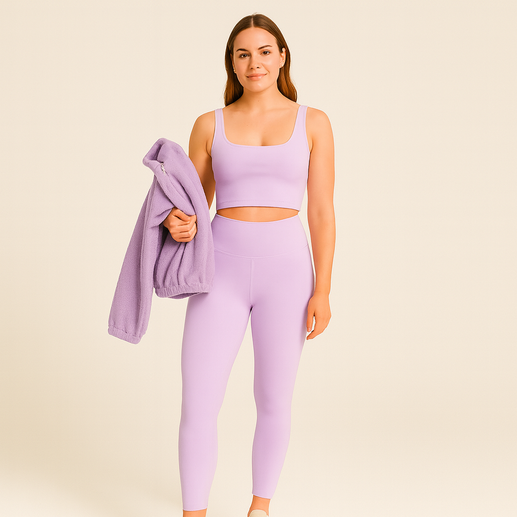 Marlis | Fleecegefüttertes Yoga-Outfit-Set
