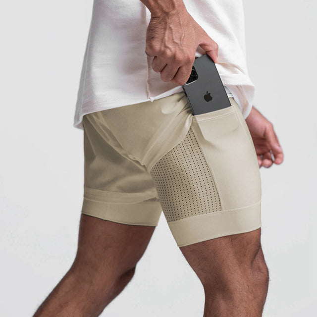Trendige Sportshorts mit atmungsaktivem Material und Seitentasche – Marky
