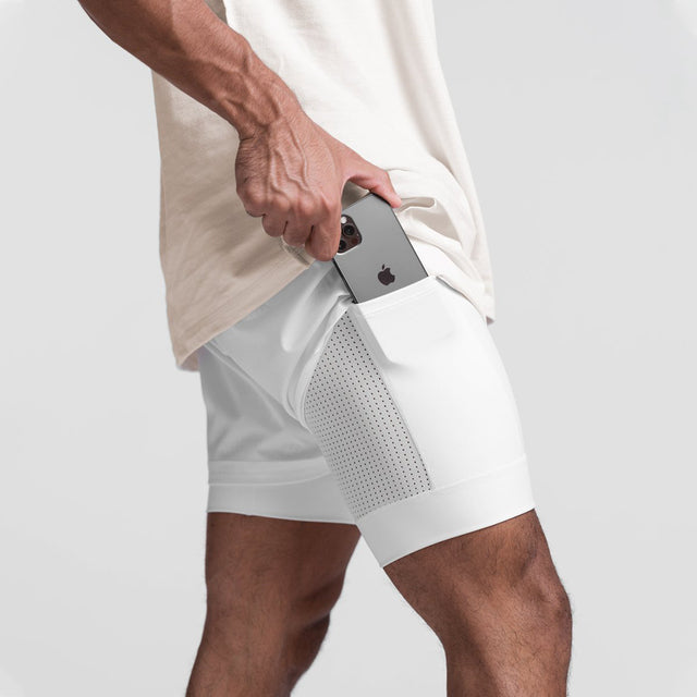 Trendige Sportshorts mit atmungsaktivem Material und Seitentasche – Marky