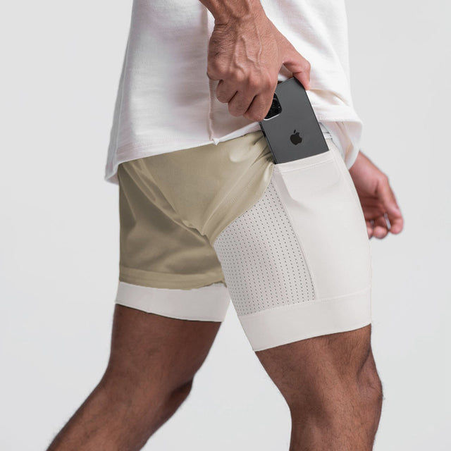 Trendige Sportshorts mit atmungsaktivem Material und Seitentasche – Marky