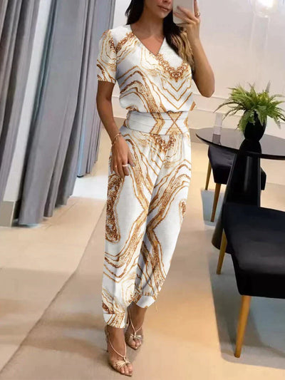 Nathalie - Damen Bluse & Hose Set