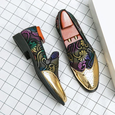 Lawrence - Stylische Loafer mit Spitzenmuster für Herren