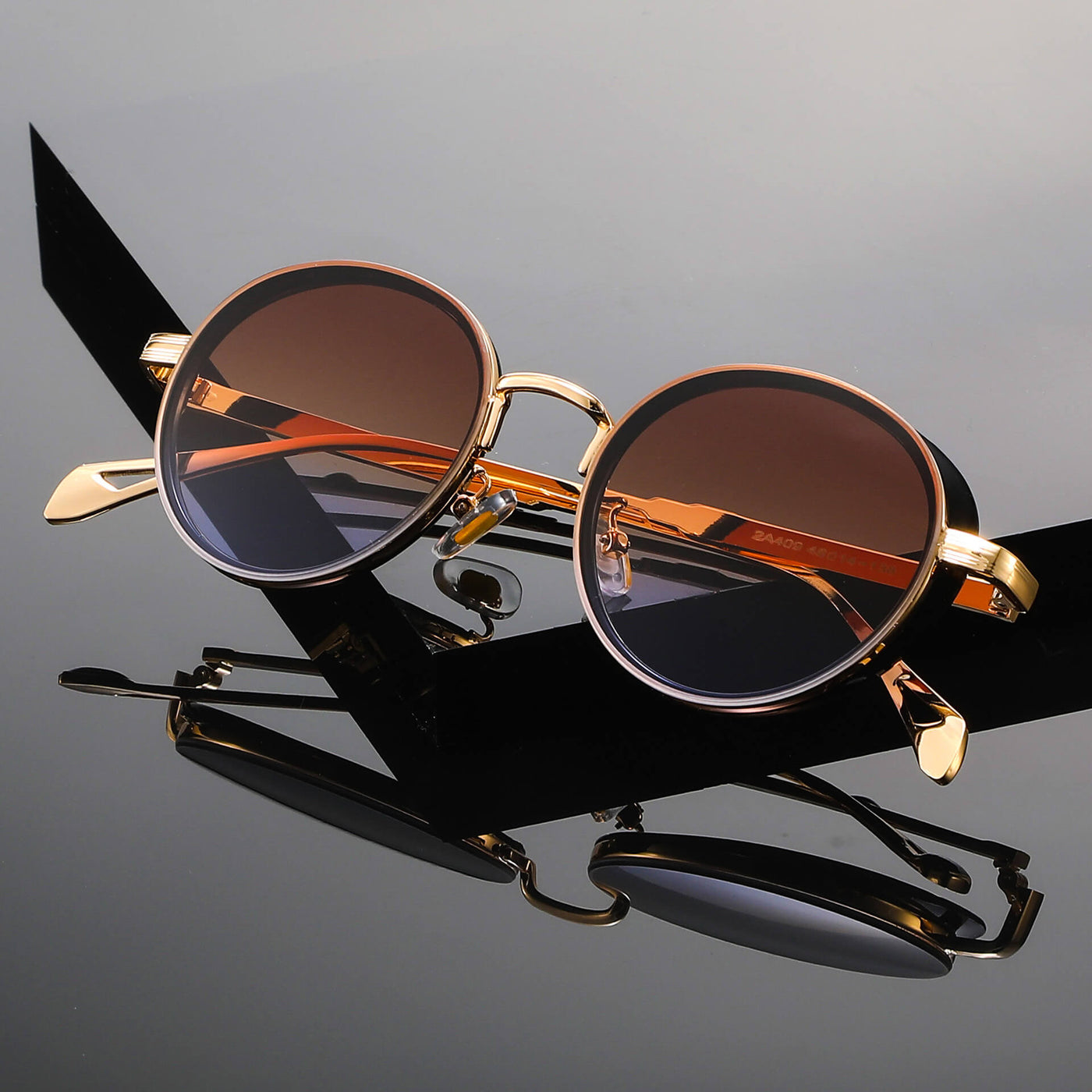 Runde Retro-Brille Carter