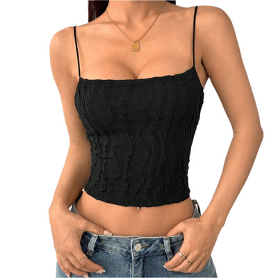 Zaria - Top mit schmalen Spaghettiträgern