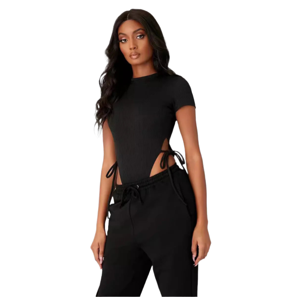 Esme - Stricktop mit seitlichem Bindeband