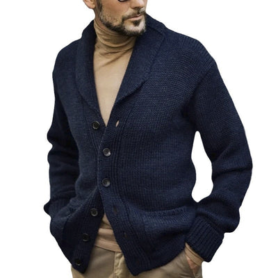 Herren kuscheliger Strickcardigan Aliams