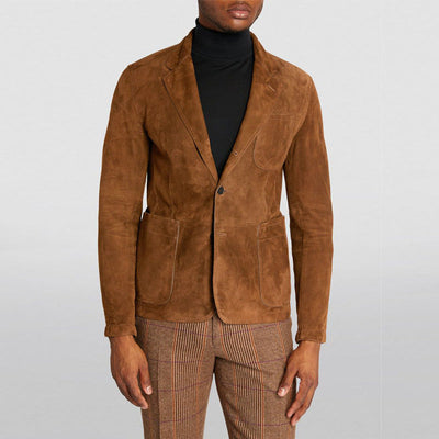 Herren modischer Wildlederblazer Aliams