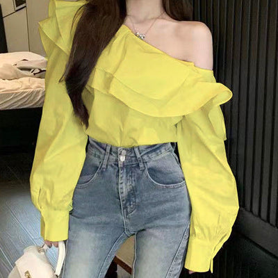 Alena – Elegantes schulterfreies Oberteil