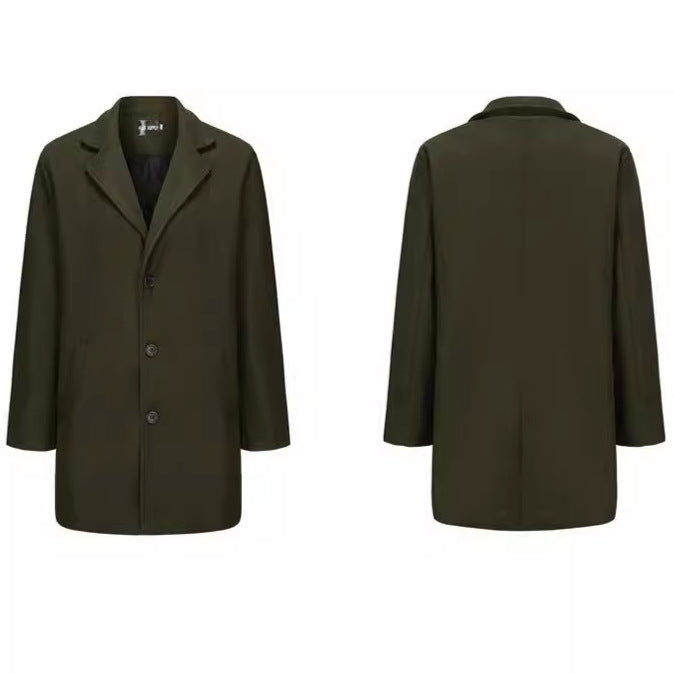 Herren eleganter Wollmantel Aliams