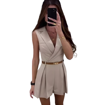 Lucia - Stilvolle ärmellose Jumpsuit