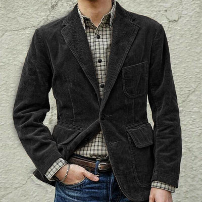 Herren elegante Cordjacke Aliams