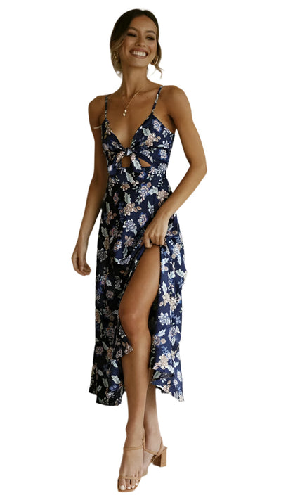 Eliza - Luftige Kleid mit Blumenmuster