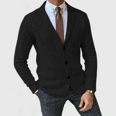 Herren Strickblazer mit modernem Schnitt und praktischen Taschen Aliams