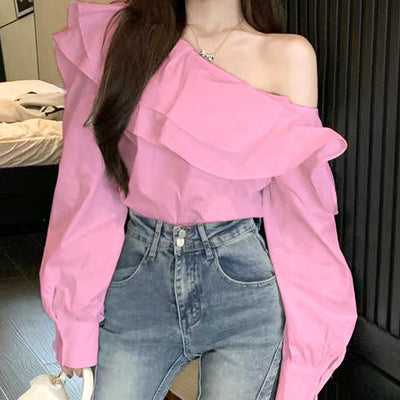 Alena – Elegantes schulterfreies Oberteil