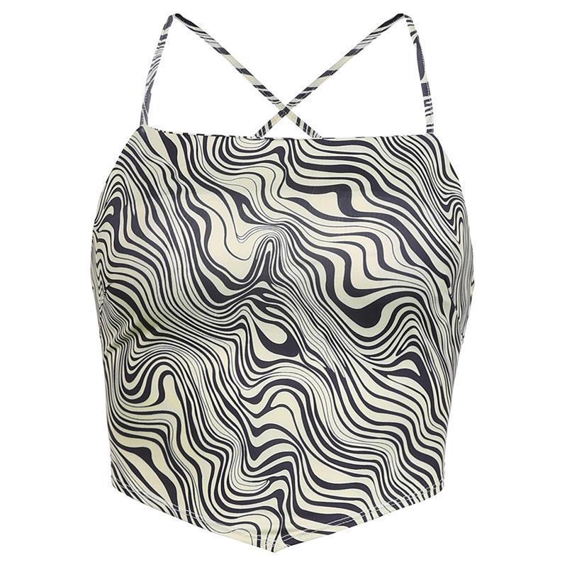 Carla - Einzigartiges Wellenmuster Top