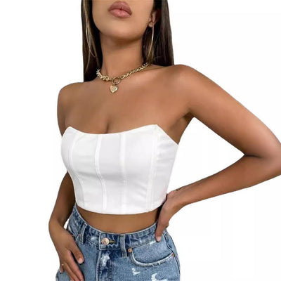 Melissa - Modernes cropped Tube-Top
