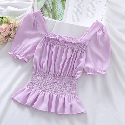 Charlotte – Top mit Puffärmeln