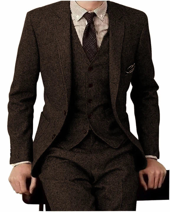 Herren 3-Dreiteiliger Hochzeitsgast Anzug | Moderne Klassisch