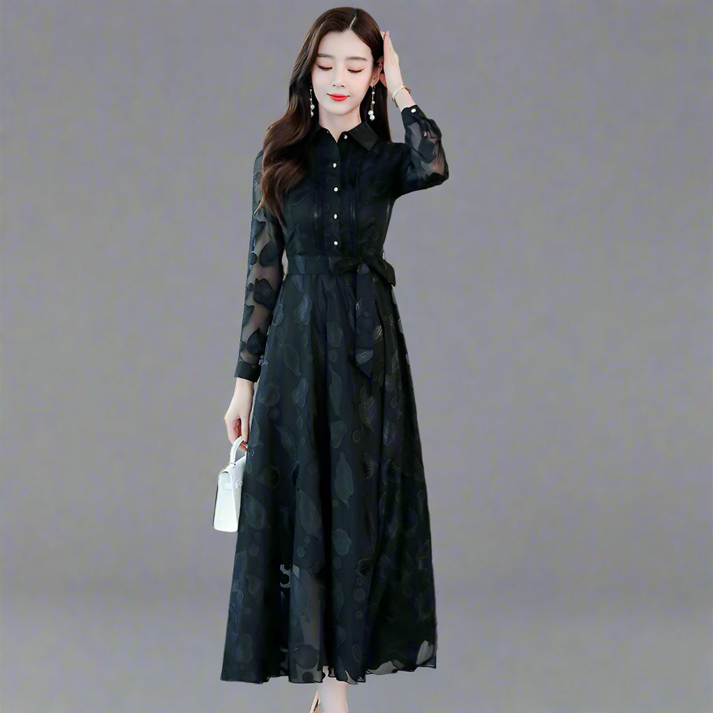 Martheline | Luftiges Maxikleid mit stilvollem Flair