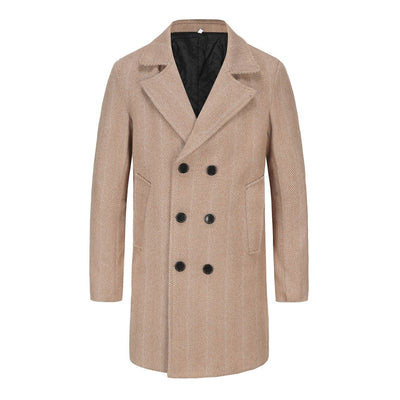 Herren eleganter Woll-Trenchcoat Aliams