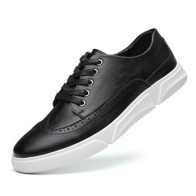 Elegante herren-sneaker aus leder für smart-casual-anlässe