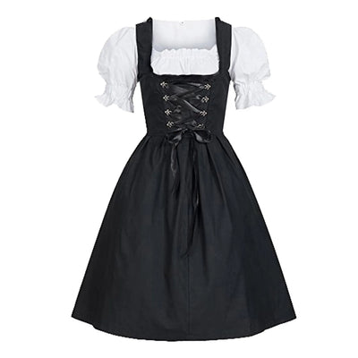 Olina - Trachtenkleid für Damen mit Schürze für bayerisches Oktoberfest