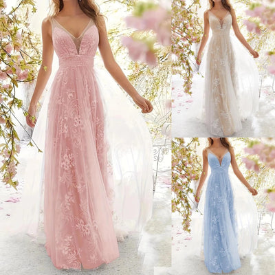 Olivia - Damen Maxi-Kleid