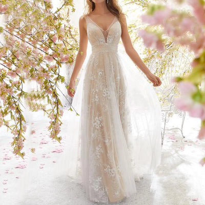 Olivia - Damen Maxi-Kleid