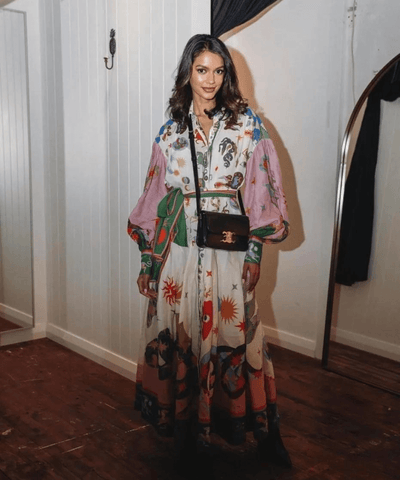 Dorthe™ | Elegant Italienische Maxikleid