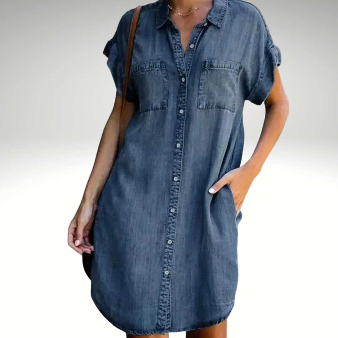 Jeanne – Kleid aus Denim