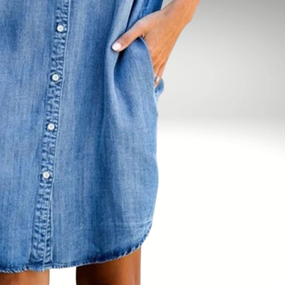 Jeanne – Kleid aus Denim