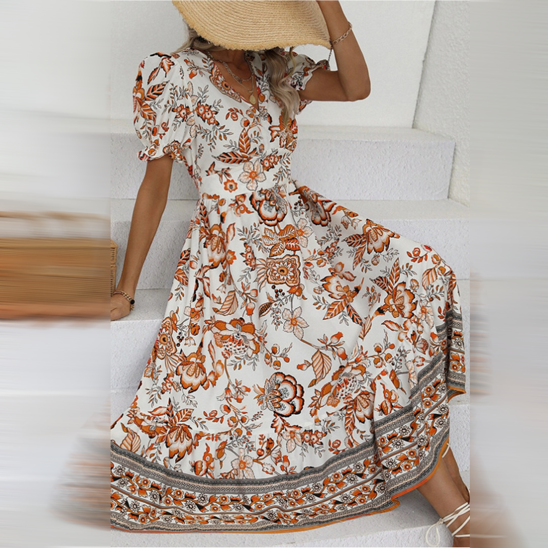 Aliana – Elegantes Blumenkleid