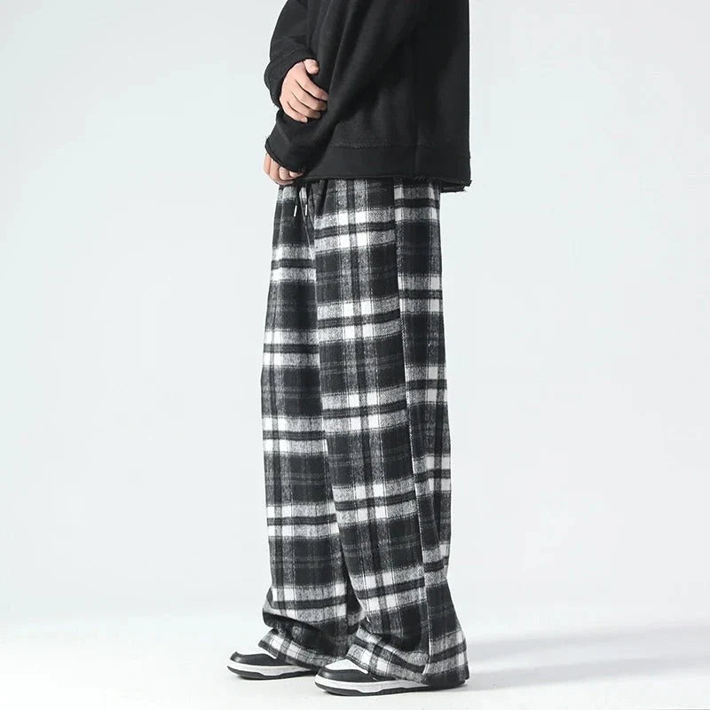 Dwight - Herren Dawnstring Plaid Hose