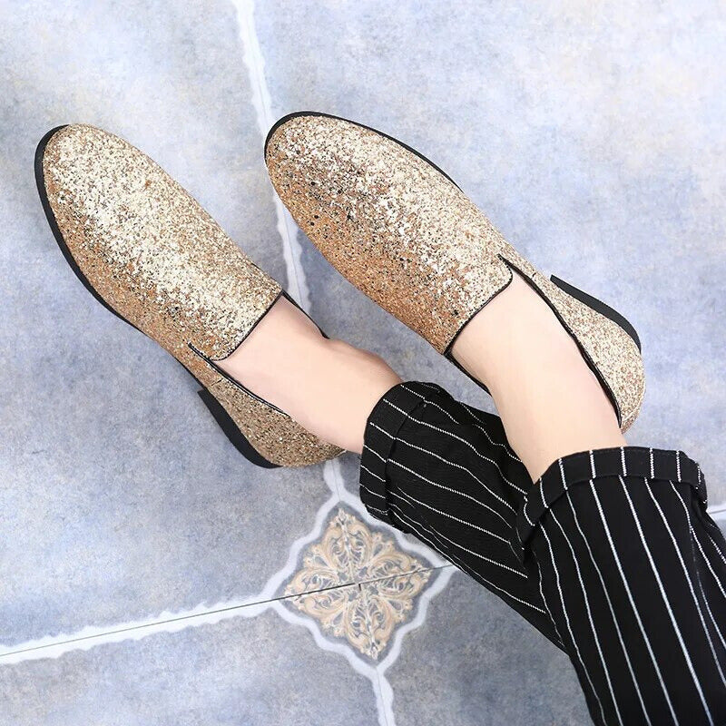 Patrik - Glitter Herren Loafers