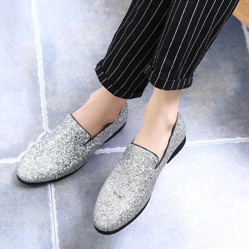 Patrik - Glitter Herren Loafers