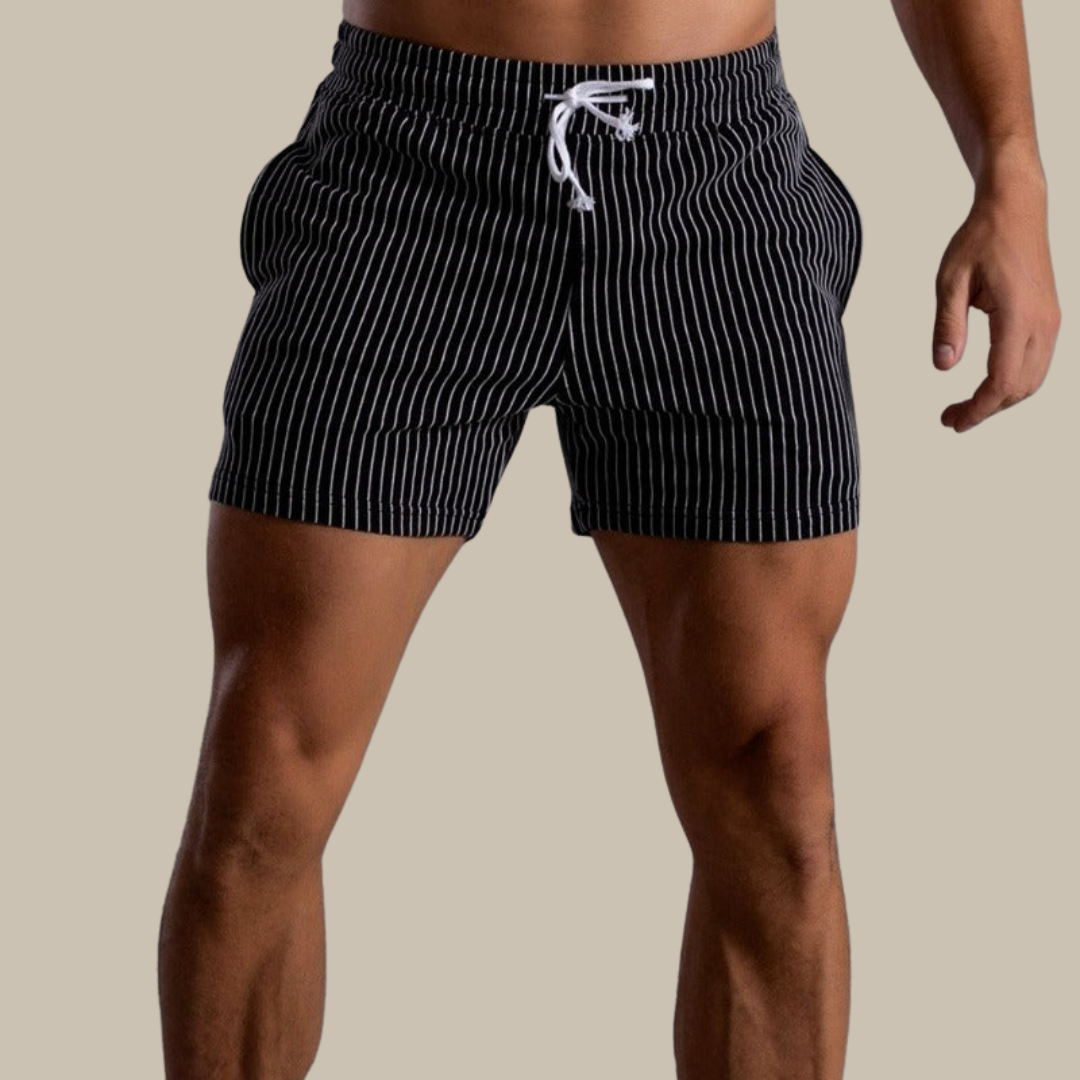 Schnelltrocknende & Stylishe Herren Badeshorts aus Ripstop-Polyester – Niko