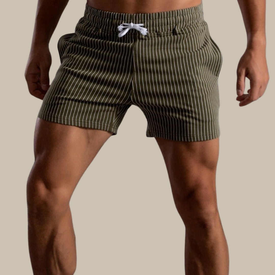 Schnelltrocknende & Stylishe Herren Badeshorts aus Ripstop-Polyester – Niko