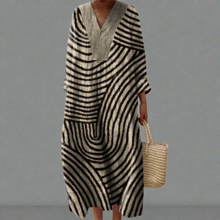 Merigarde | Premium Geometrisches Elegantes Kleid