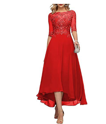 Dina - Elegantes Kleid Mit 3/4 Ärmeln Für Damen