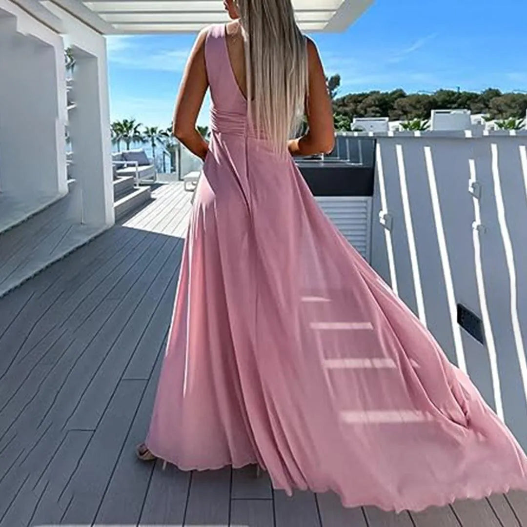 Trendy & Bequemer Jeans Jumpsuit für Damen mit Taillenschnitt – Rhea