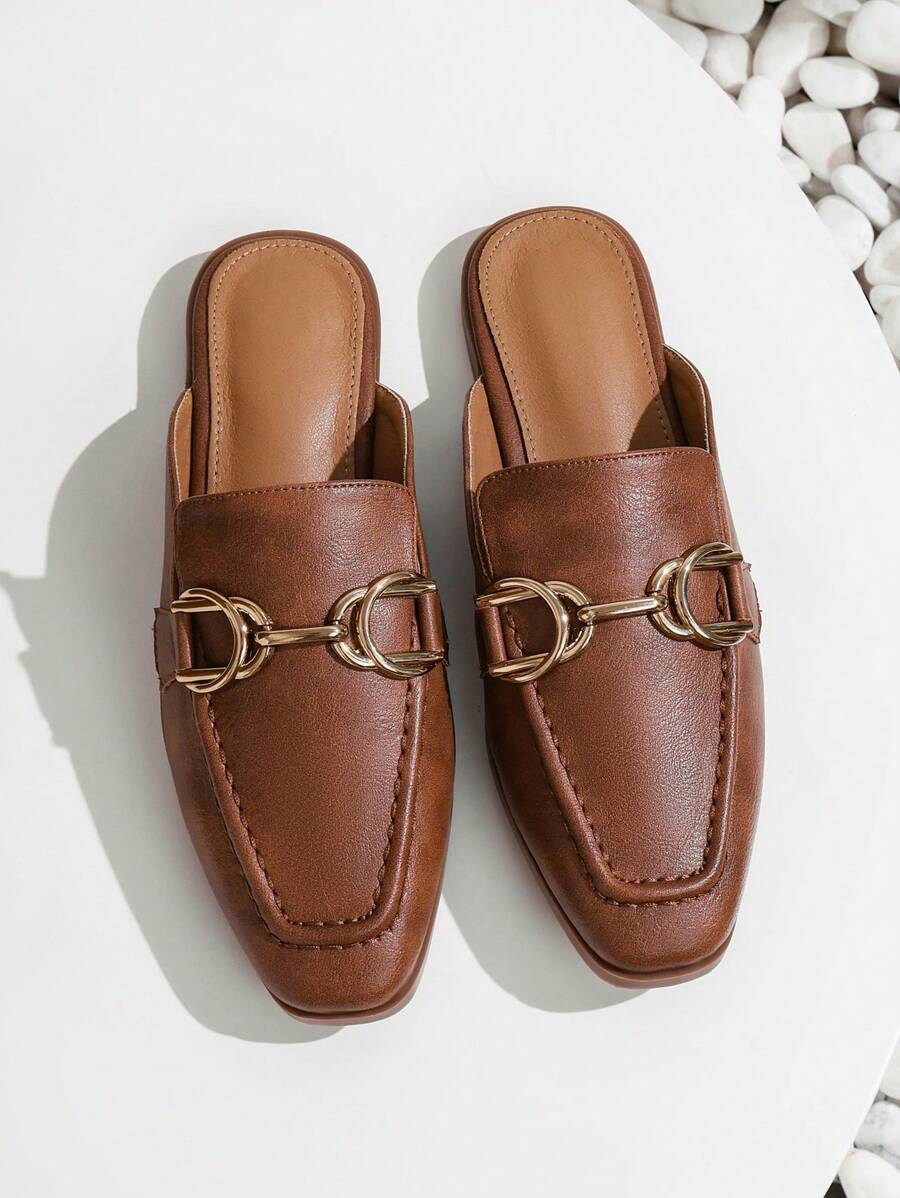 Rabea – Damen Loafers Slip-On Vintage Stil Aus Leder