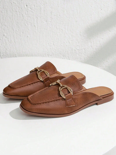 Rabea – Damen Loafers Slip-On Vintage Stil Aus Leder