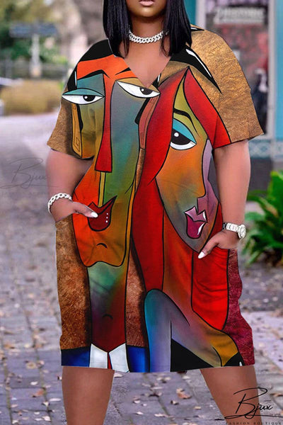 Evangeline™ Stil Mit Gemischten Mustern