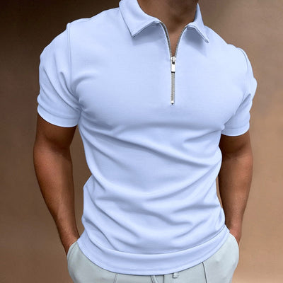 Modernes Slim Fit Polo mit Reißverschluss (1 Kaufen, 1 Gratis) - VestoZip™ Herren-Polo