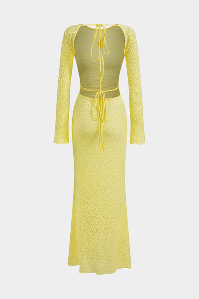 Adelheid | Glamouröses Rückenschnür-Maxikleid – Eleganz &amp; Sinnlichkeit vereint