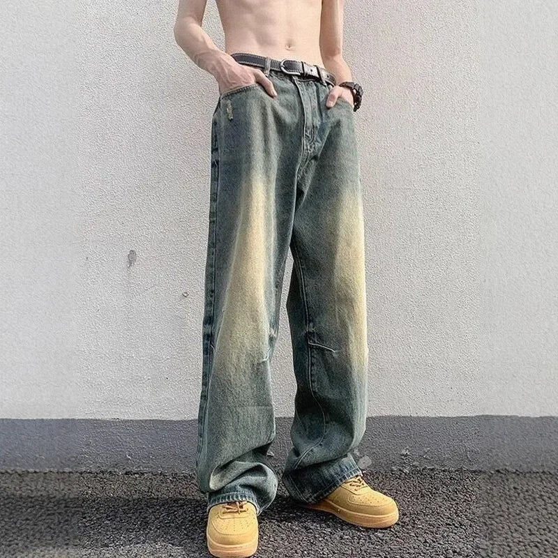 Lange Baggy-Jeans für Herren | Straßenkleidungs Stil