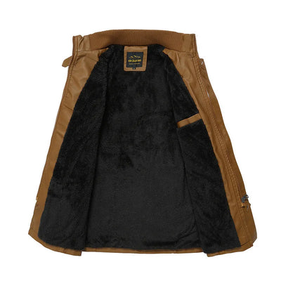 Cole™ Lange Lederjacke