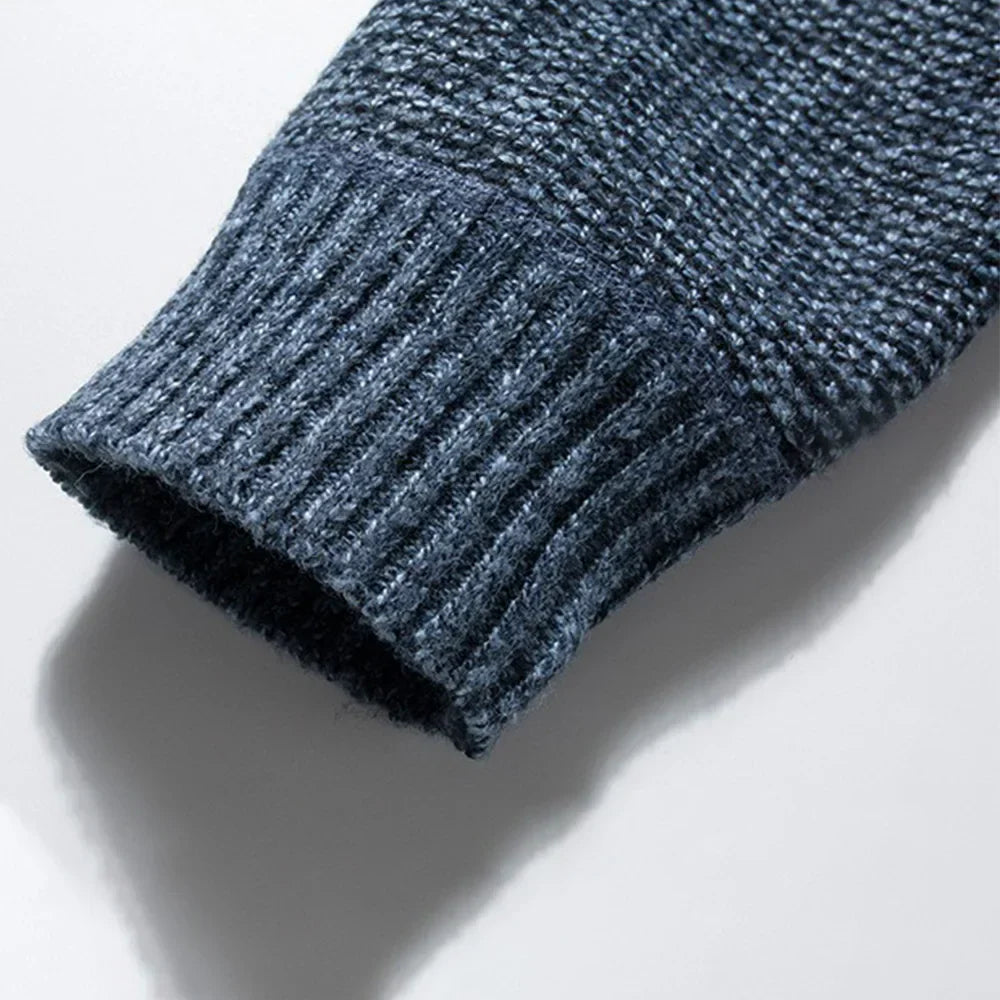 Leon - Strickjacke mit Steppmuster und Reißverschluss