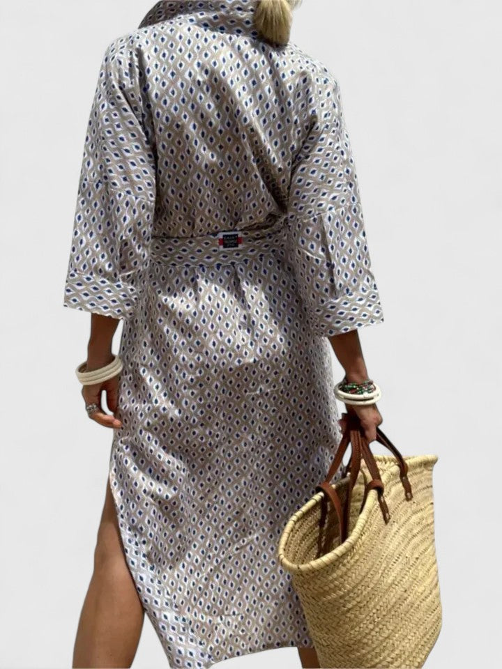 Amarise | Gestreiftes Blusenkleid