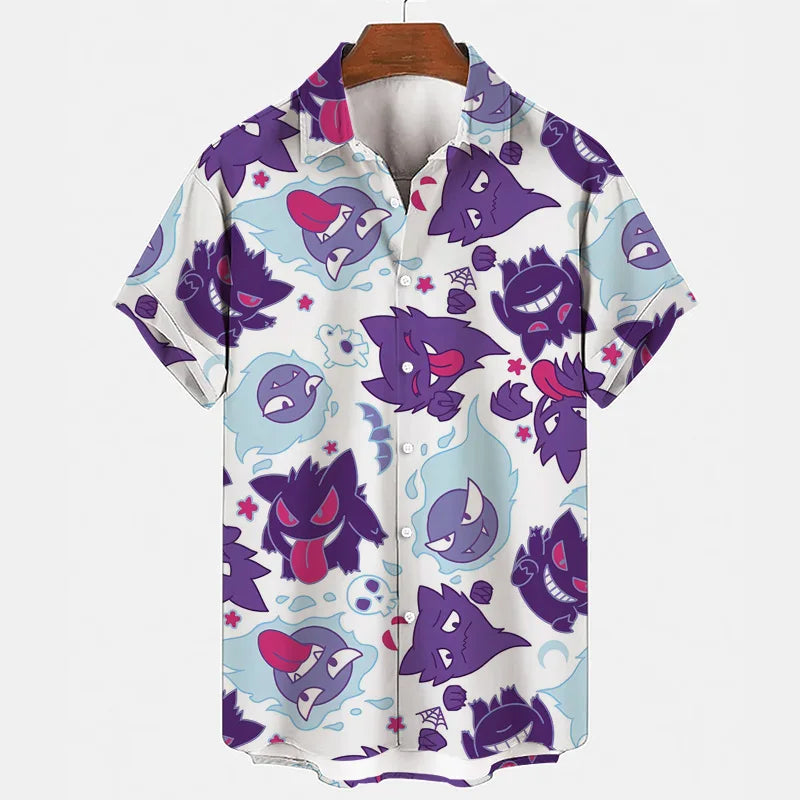 Lustiges Sommer-Set mit Gengar & Snorlax Print | 1 kaufen, 1 gratis - SchlummerSpaß